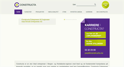 Desktop Screenshot of constructa.no