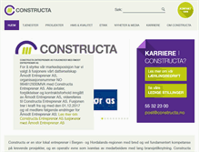 Tablet Screenshot of constructa.no